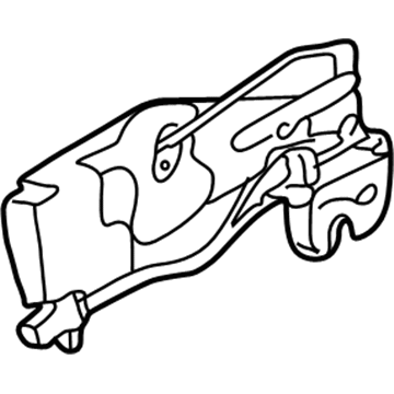 Hyundai 81230-2C000 Tail Gate Latch Assembly