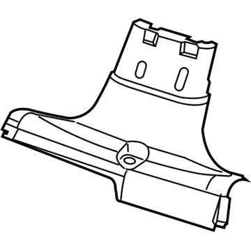 Mopar 5NP10DX9AC Molding-B Pillar Lower Trim