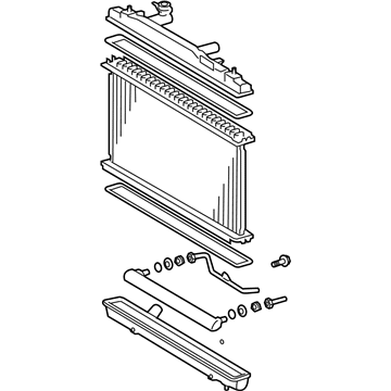 Toyota 16410-AZ015 Radiator Assembly