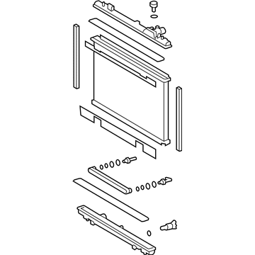 Lexus 16400-38H30 Radiator Assembly