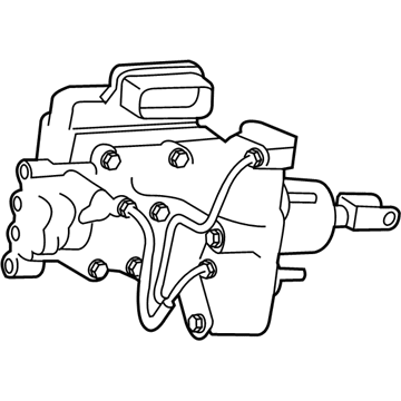 Lexus 47050-75030 Brake Booster Assy, W/Master Cylinder