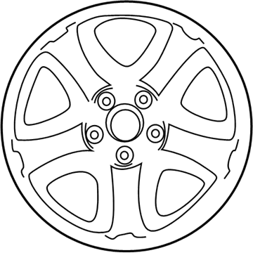 Toyota 42611-42262 Wheel, Steel