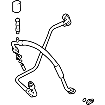 Ford BR3Z-19D742-B Front AC Hose