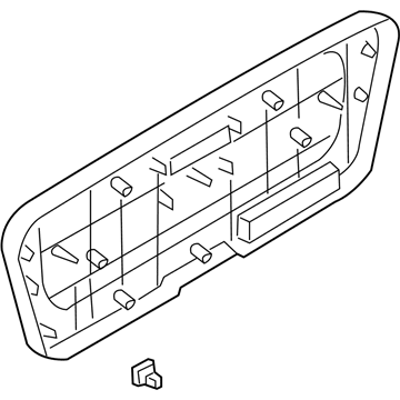 Kia 0K34C6896008 Trim Assembly-LIFTGATE, Lower