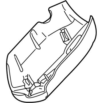 BMW 32-30-3-405-269 Lower Trim Panel