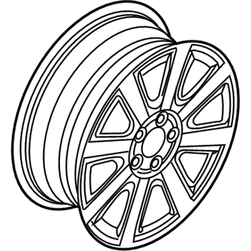 Ford 8A1Z-1007-D Wheel, Alloy