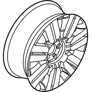 Ford 9A1Z-1007-A Wheel, Alloy