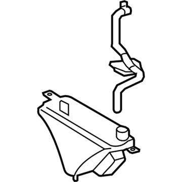 Lexus 16470-31080 Tank Assy, Radiator Reserve