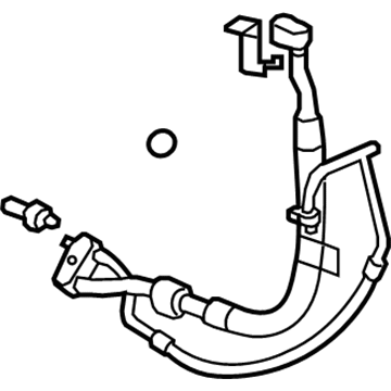 GM 19130410 Front AC Hose