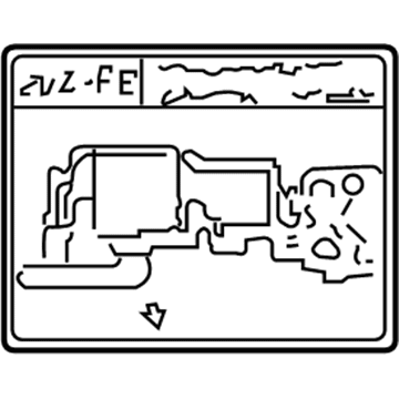 Toyota 17792-50190 Vacuum Diagram