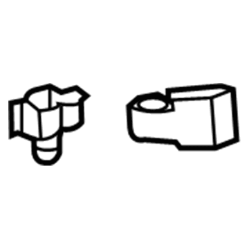 Mopar 68082433AE Door Hinge-Upper Left