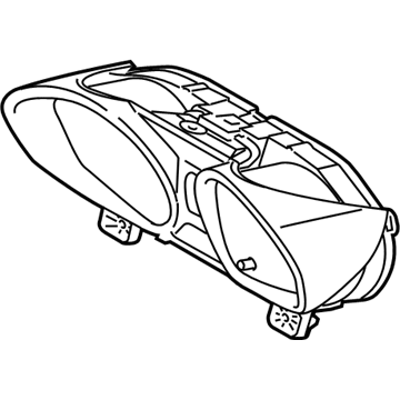 Ford DE8Z-10849-CA Cluster Assembly