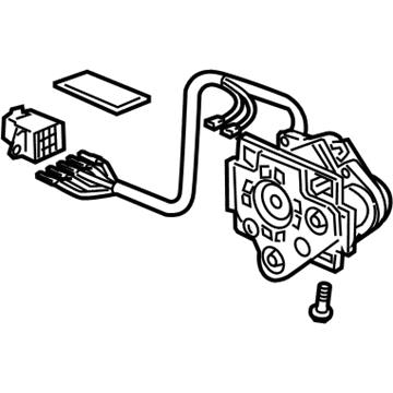 Honda 76215-TA0-A11 Actuator, Driver Side (Flat) (Heated)