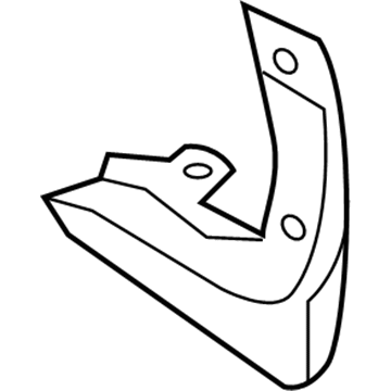 Nissan 78813-1GR0A Mud Guard Set-Rear, Left