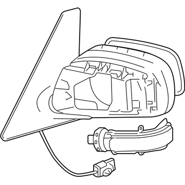 Toyota 87910-12D50 Mirror Assembly