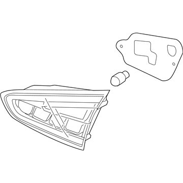 Kia 92404A7430 Lamp Assembly-Rear Combination Inside