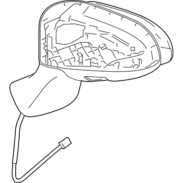 Toyota 87906-0T020-A0 Mirror Housing