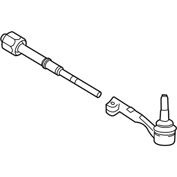 BMW 32-10-6-858-672 Steering Tie Rod Assembly