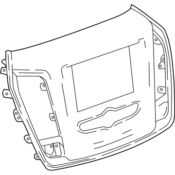 GM 84286789 Radio Panel