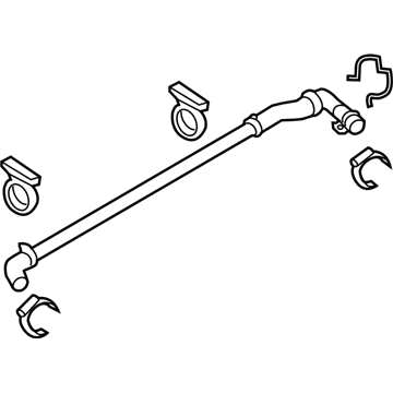 Ford BC3Z-8597-A Upper Hose