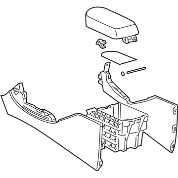 Toyota 58901-0R010-B5 Console Assembly