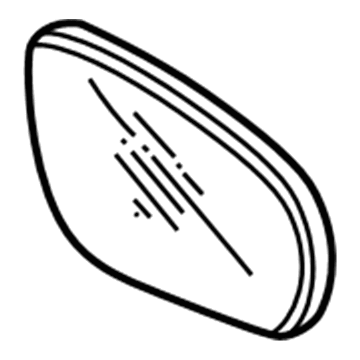 Honda 76253-S01-A15 Mirror, Driver Side