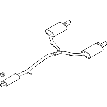 Ford 8A5Z-5230-A Muffler & Pipe