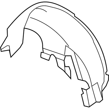 Mopar 4389850AE Shield-WHEELHOUSE