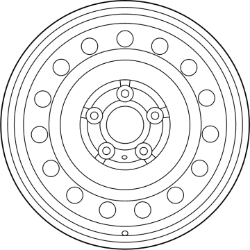 Hyundai 52910-A4910 Temporary Wheel Assembly