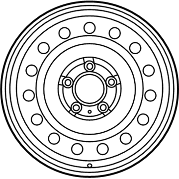 Kia 52910J9000 Wheel Assembly-Steel