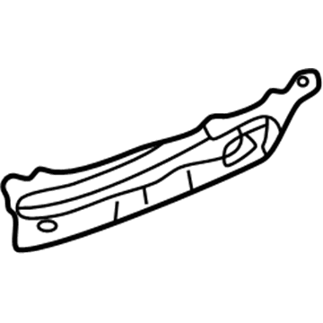 Kia 0K30A50233 Side Plate-RBUMPER, RH