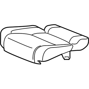 Acura 81331-TYR-L41ZA Cover Assembly, Passenger Side Middle Seat Cushion Trim (Type Z)