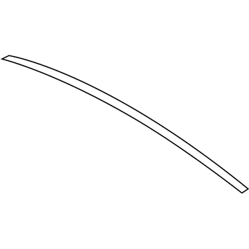 BMW 51-76-7-315-969 Finisher, Roof Gap, Rear