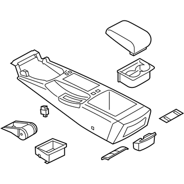 Infiniti 96911-AL801 Body - Console