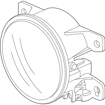 Honda 33950-TLA-A01 Foglight, Left Front