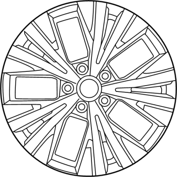 Nissan D0C00-6RA3C Wheel-Aluminum
