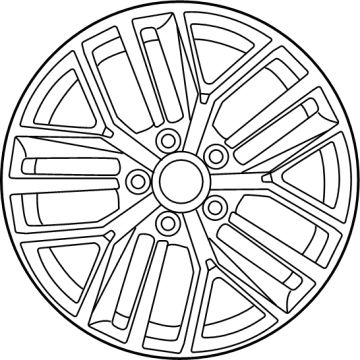 Nissan D0C00-6RA1A Wheel-Aluminum