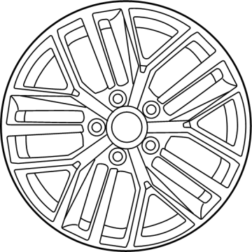 Nissan D0C00-6RA1D Wheel-Aluminum