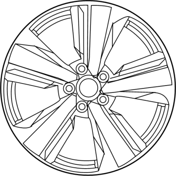 Nissan D0C00-6RJ3B Wheel-Aluminum