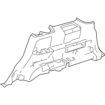 Ford 5F9Z-7431012-BAC Quarter Trim Panel