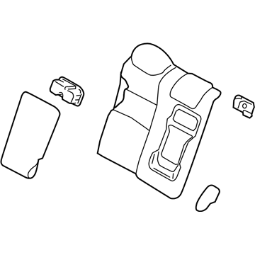 Nissan 88605-6CA0A Pad And Frame Assembly
