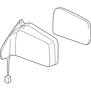 Nissan 96301-3S500 Mirror Assembly-Door, RH