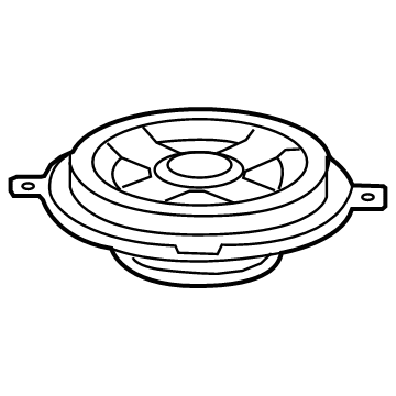 Honda 39120-TVA-A71 Speaker Assembly, Woofer (Premium) (Foster)
