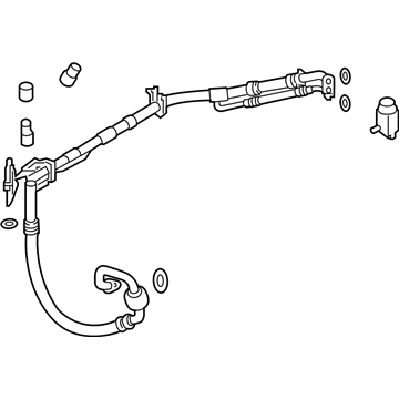 Kia 97775D5150 Suction & Liquid Tube Assembly