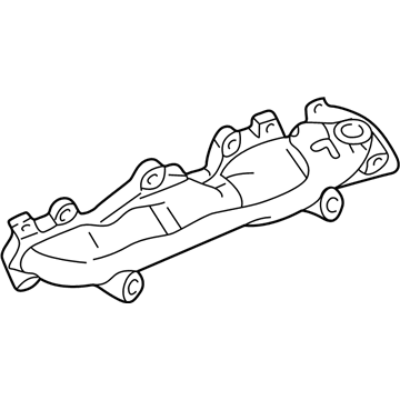 Acura 18110-P5A-000 Manifold Assembly, Driver Side Exhaust
