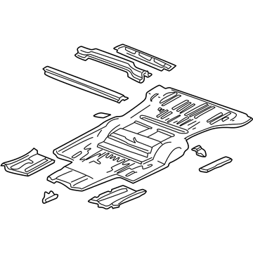 Honda 65200-S9V-A20ZZ Panel Sub, Floor