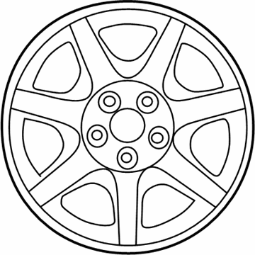 Ford YF4Z-1007-BA Wheel, Alloy