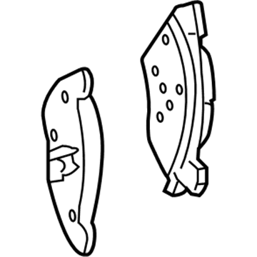 GM 19168900 Rear Pads