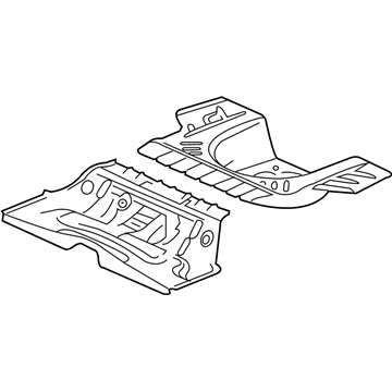 GM 88891833 Rear Floor Pan