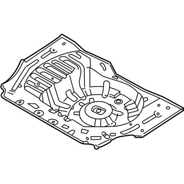 Nissan 74514-4Y930 Floor-Rear, Rear